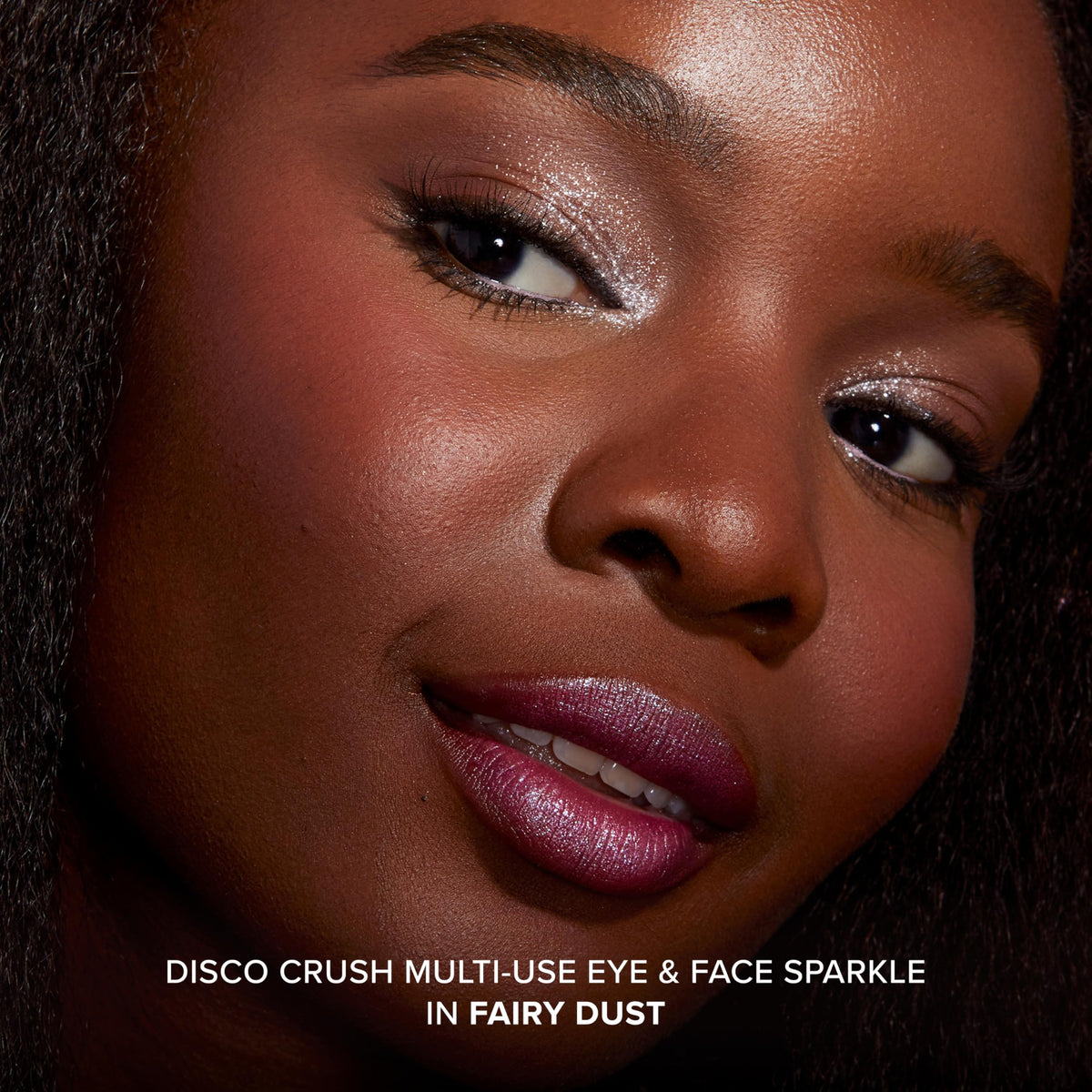 Too Faced Disco Crush cream texture glides smoothly on lids and skin