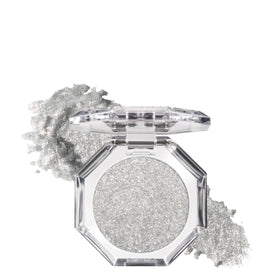 Too Faced Disco Crush glitter jar closeup showing iridescent pearls for versatile shimmer