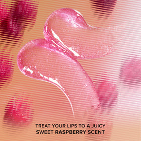 Too Faced Kissing Jelly Lip Oil vegan cruelty-free label visible