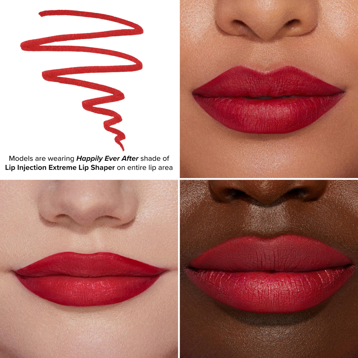 Too Faced Lip Injection Extreme application tilt demonstrates precise shaping