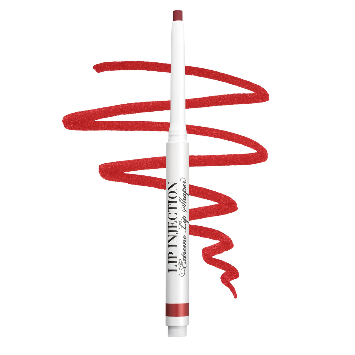 Too Faced Lip Injection Extreme bottle closeup shows plump potential