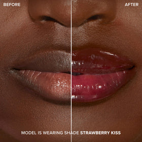 Too Faced Lip Injection Extreme Strawberry Kiss, hydrating gloss with strawberry aroma.