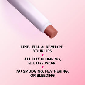 Too Faced Lip Injection Extreme lip line setup for line and fill