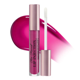 Too Faced Lip Injection Maximum Plump bottle with berry crush gloss and hydration