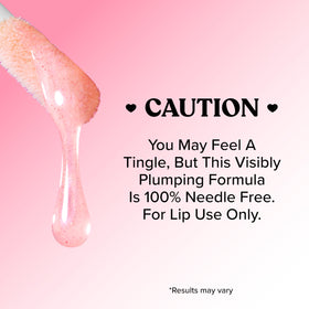 Too Faced Lip Injection close-up texture reveals smooth non-sticky gloss
