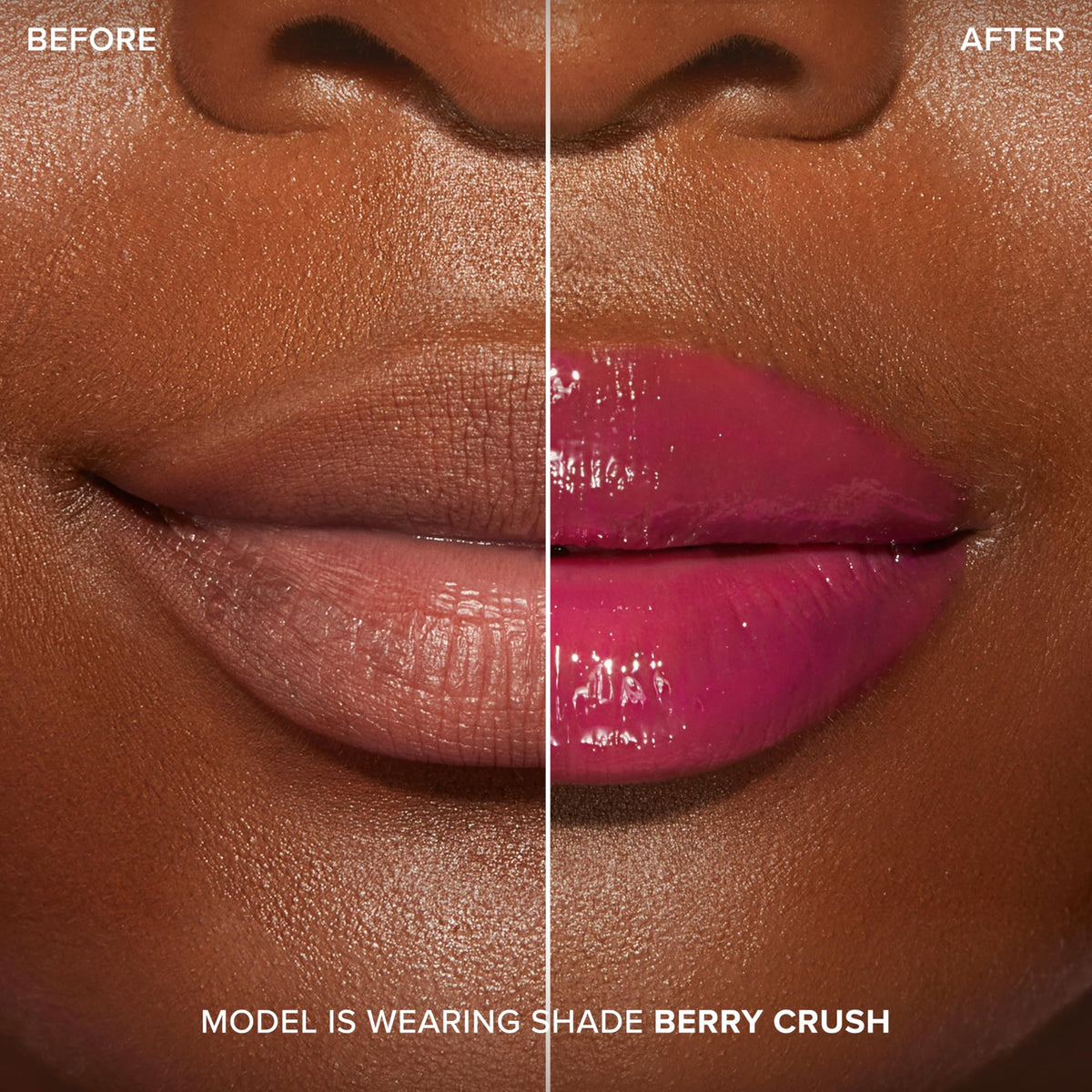 Too Faced Lip Injection gloss being applied for a quick lip upgrade