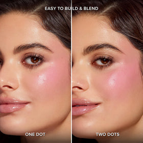 Too Faced Love Flush strawberry scent closeup highlights pleasant fragrance.