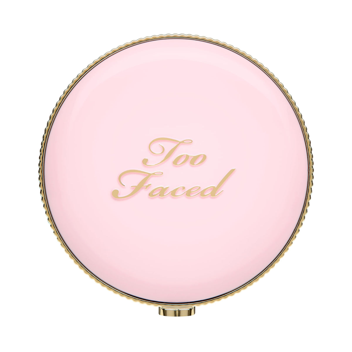 Too Faced Moon Crush Highlighter glow like reflective liquid on skin.