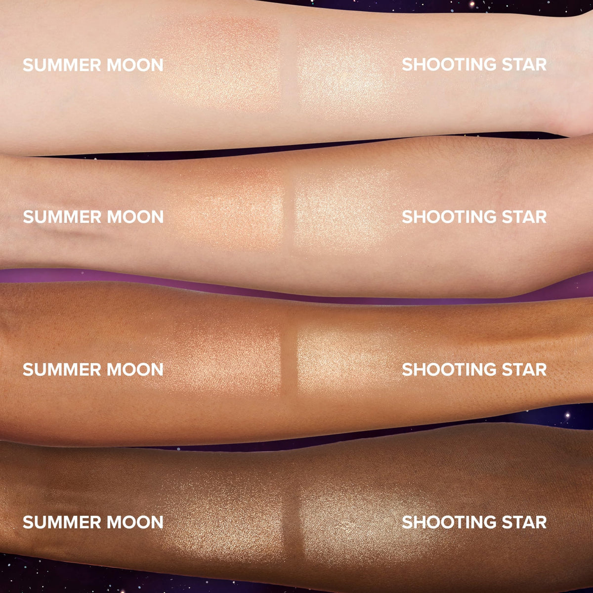 Too Faced Moon Crush Highlighter lightweight texture for easy blending.