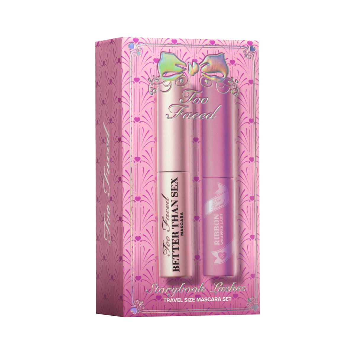 Too Faced Ribbon Wrapped Lash tubing mascara water-removal activated with warm water.