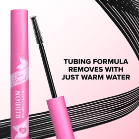Too Faced Ribbon Wrap Mascara removes with warm water safely.