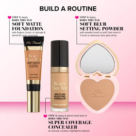 Too Faced vegan and cruelty-free powder aligns with ethical beauty routines.
