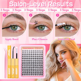 TOOCHUNAG Easy-application steps with all-in-one kit.