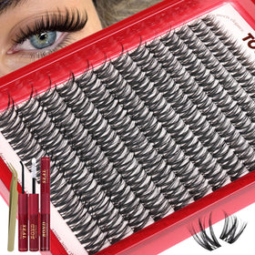 Full-eye looks with 5–6 clusters per eye for efficiency.