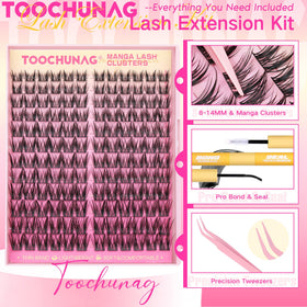 TOOCHUNAG imported soft fibers mimic real lashes for comfortable, weightless wear.