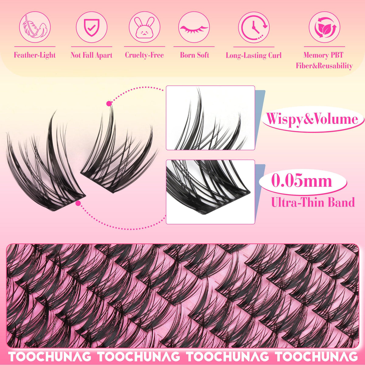 TOOCHUNAG four lengths maximize natural to dramatic looks with versatile layering.