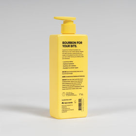 TOOLETRIES Outback Bourbon bottle pour delivers moisture as you wash.