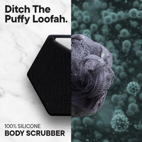 TOOLETRIES Silicone design is easy to clean after every shower.