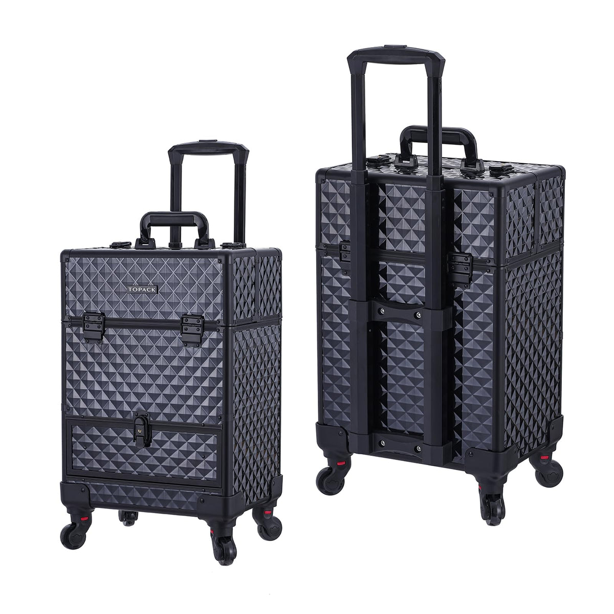 TOPACK professional travel cart for makeup, nails, tattoos on the go.