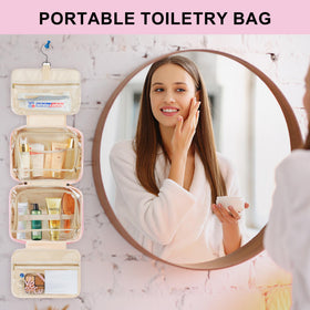 TOPEAST Travel Toiletry Bag compact design saves space in luggage
