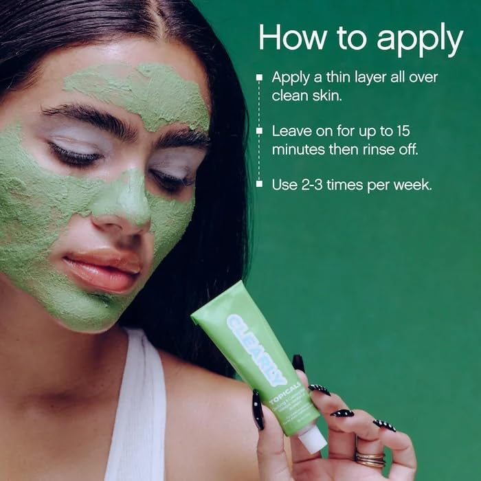 Rinse with cool water after a 15-minute mask treatment.