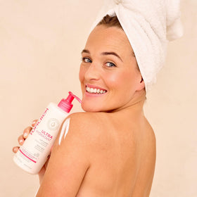 Topicrem packaging demonstrates 1000ml size ideal for family use