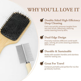Topisces deep-clean tool reaches between bristles to restore brush performance