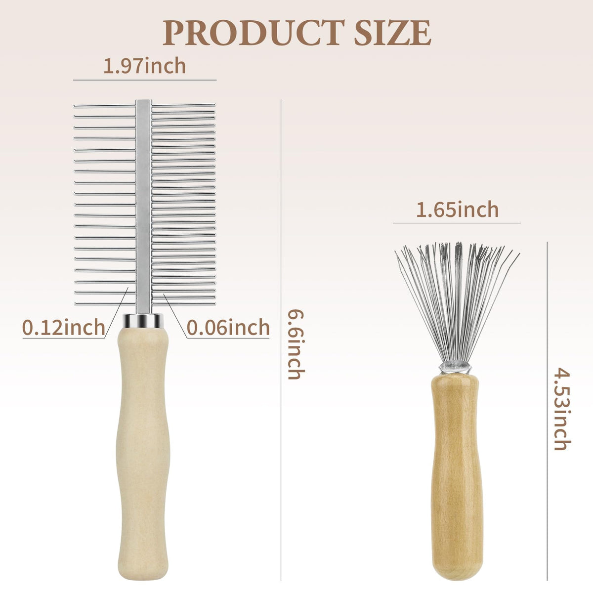 Topisces compatible with paddle, round, comb, and vent brushes for versatility
