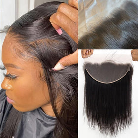 Topnormantic 13x6 lace frontal closure with seamless parting area