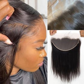 Topnormantic 13x6 lace frontal with transparent HD lace for seamless blend.