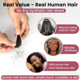 Unprocessed Brazilian 12A hair from Topnormantic delivers softness and shine.