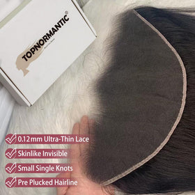Topnormantic pre-plucked baby hair for natural hairline illusion