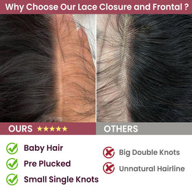 Topnormantic lace frontal offers wide styling options for multiple looks.