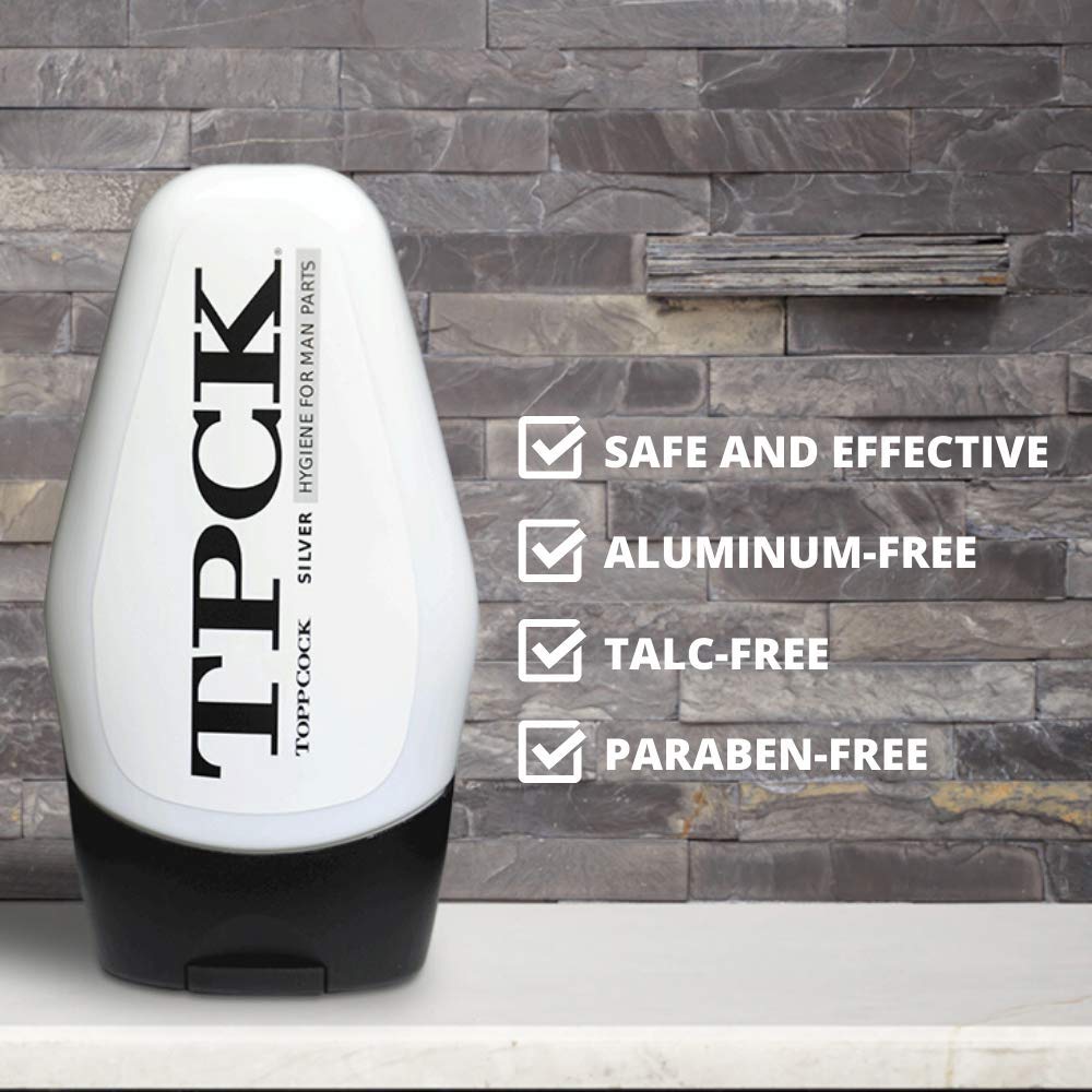 TOPPCOCK Silver Ball Deodorant Gel application close-up showing quick-dry texture for active days