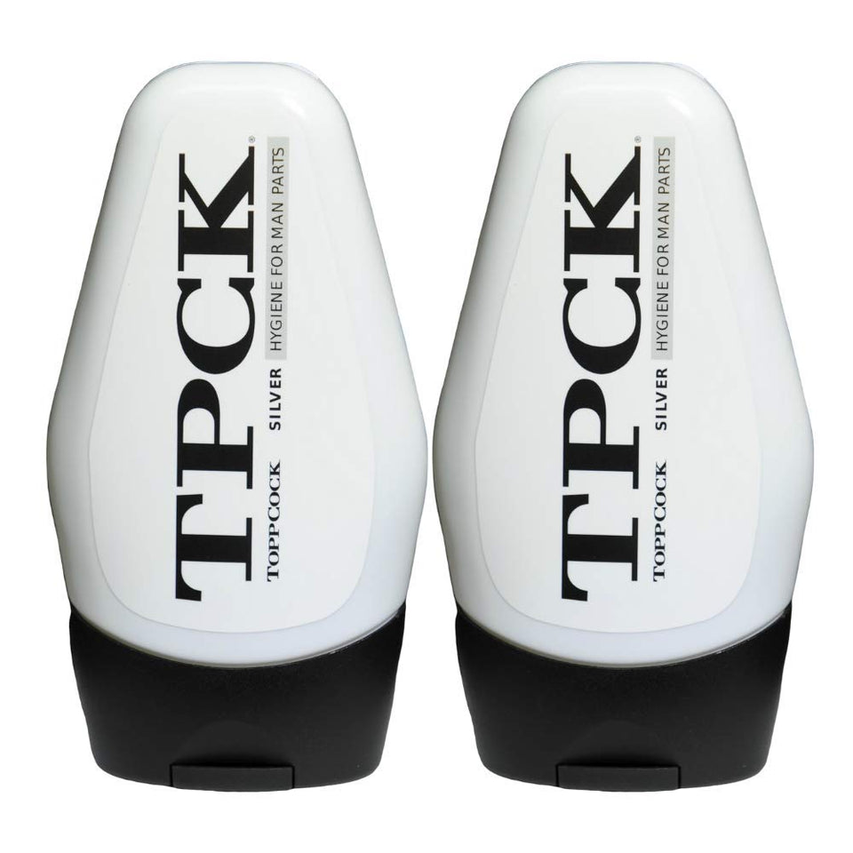 TOPPCOCK Silver Ball Deodorant Gel 2-pack front view highlighting compact packaging for daily use