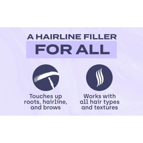 Toppik Fill Me In Hairline Filler compact 5g jar for portable touch-ups.