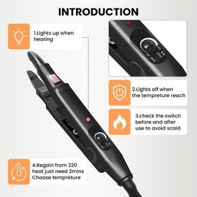 TopWigy Ktip heat plate provides even heating across tips