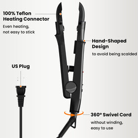 TopWigy Ktip teflon-coated tips for even heating and easy release