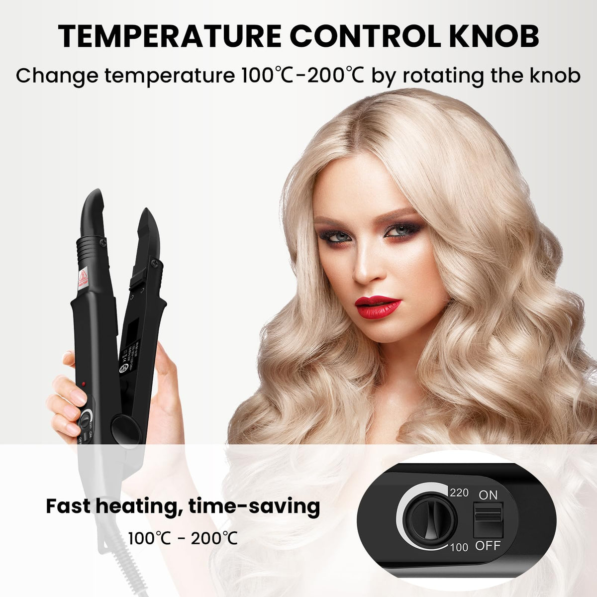 TopWigy Ktip with adjustable temperature control for consistency