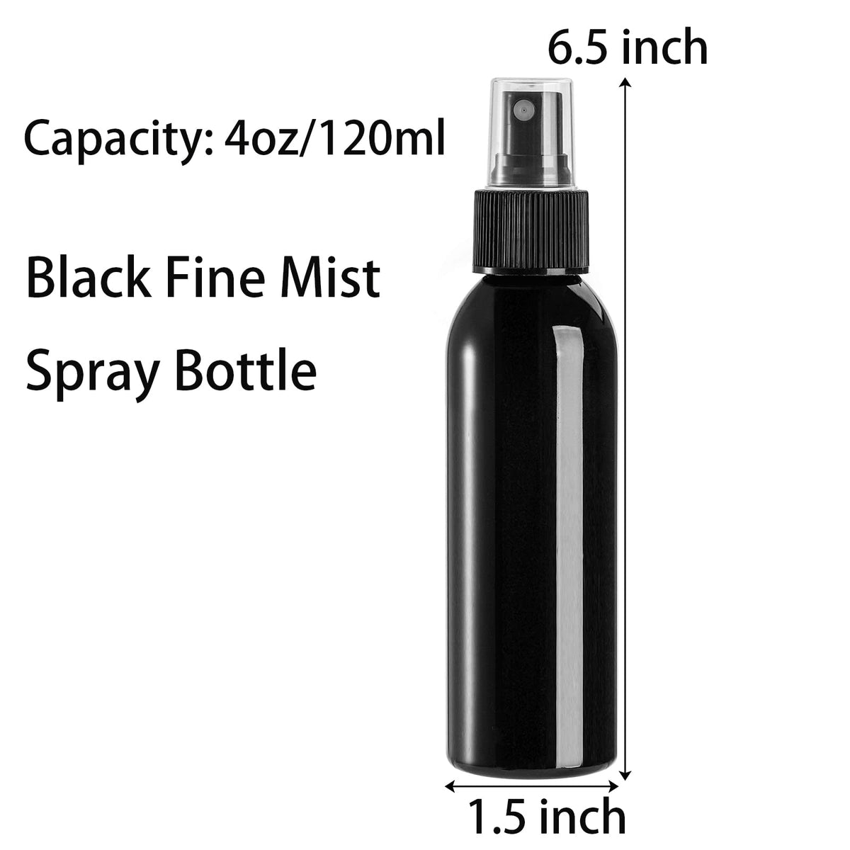 TOPZEA 30-pack black bottles ideal for home organization and travel.