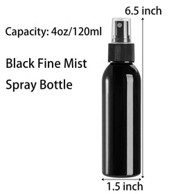 TOPZEA 30-pack black bottles ideal for home organization and travel.