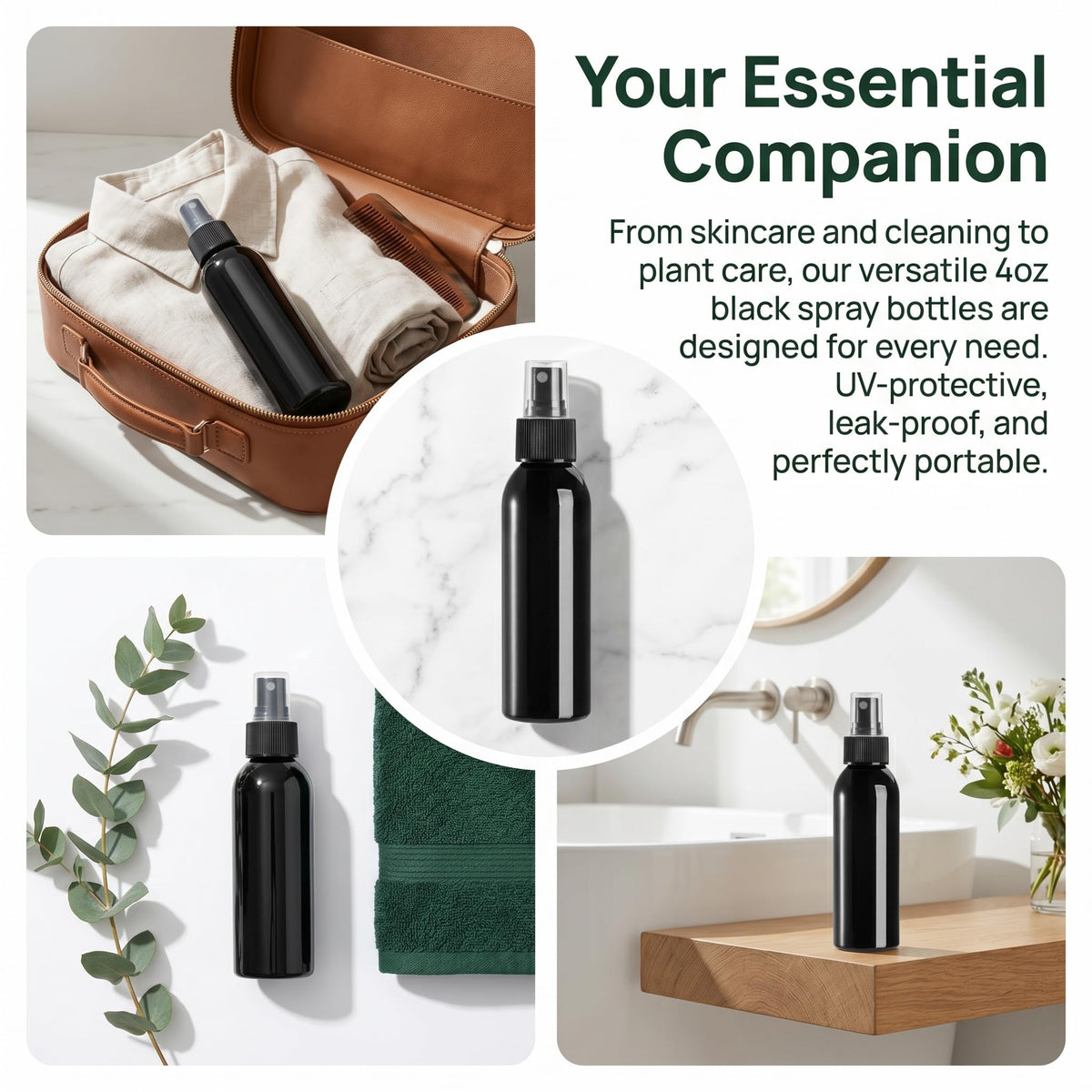 BPA-free TOPZEA PET plastic bottle keeps liquids safe and durable.