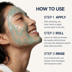 Torhop Saunan mask in a relaxing self care moment.