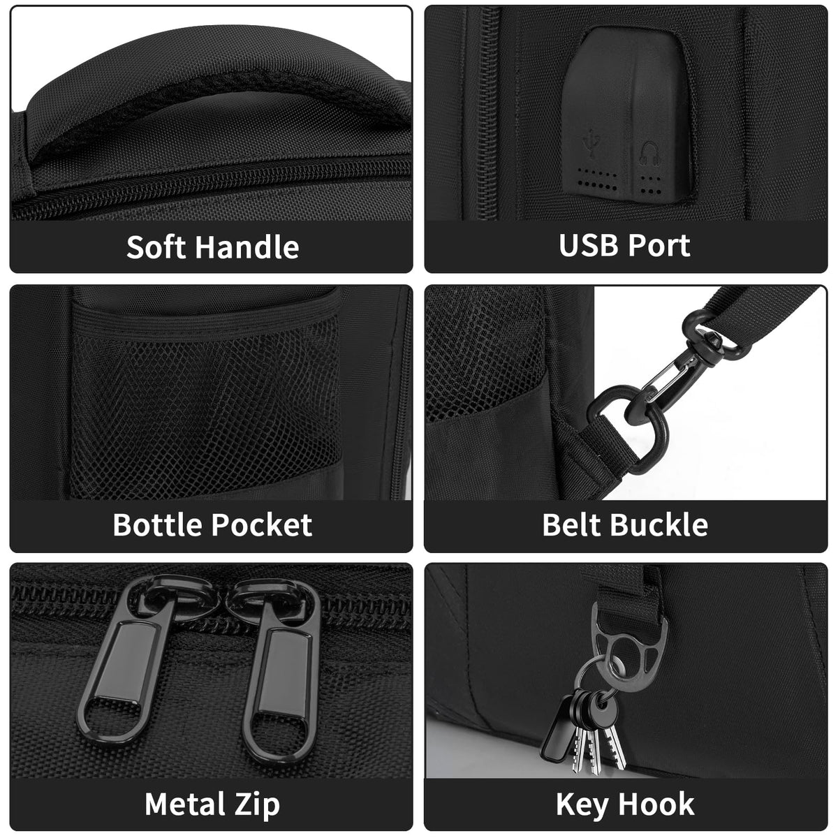 TORIBIO barber bag backpack double-strap system reduces shoulder strain during long days.