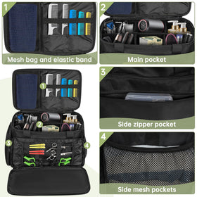 Toribio bag sturdy handle offers comfortable carrying on the go.