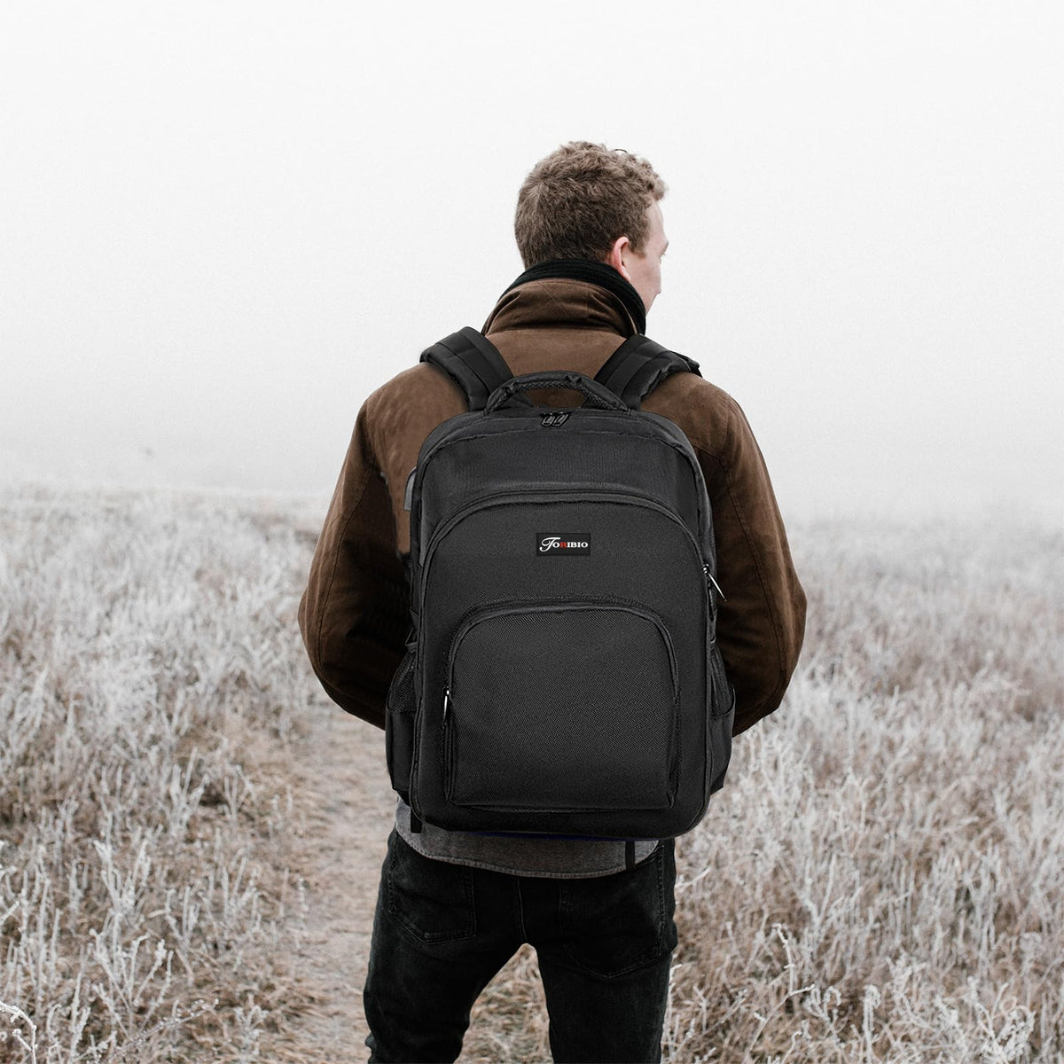 TORIBIO bag fits up to a 15-inch laptop for on-site prep and planning.