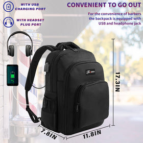 TORIBIO bag side pocket shows external storage for quick tool retrieval during shifts.