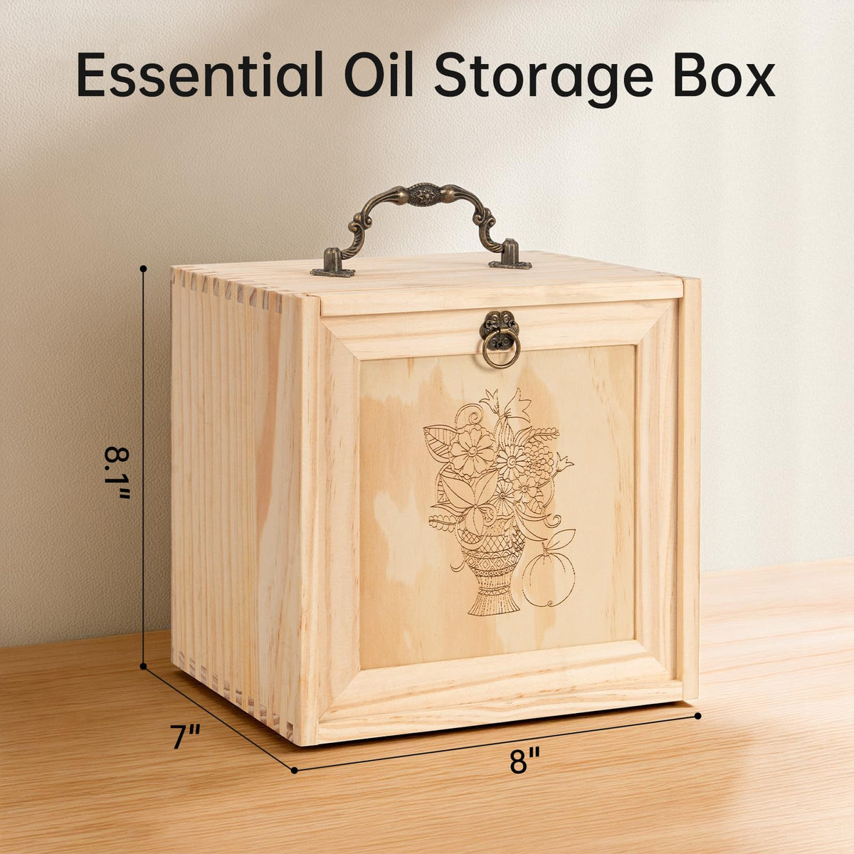 Compact TORIBIO box design for efficient bottle organization and storage