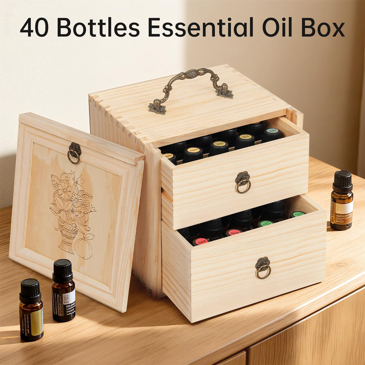 Label stickers included with TORIBIO help identify oils at a glance