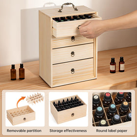 TORIBIO compartments sized for 30 ml and 20–30 ml bottles.
